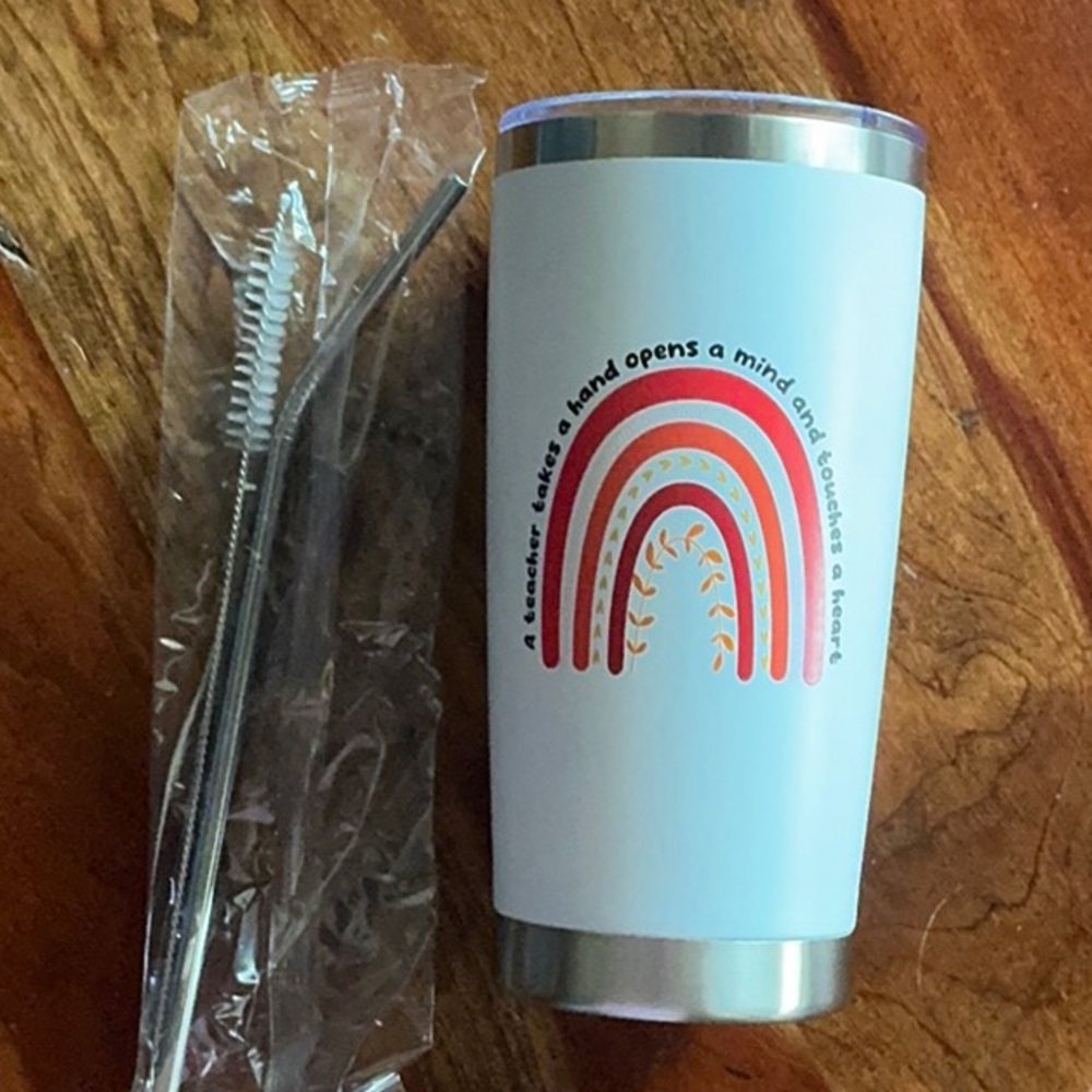 Teacher Tumbler 20oz Travel Coffee Mug Appreciation Gifts for Teachers